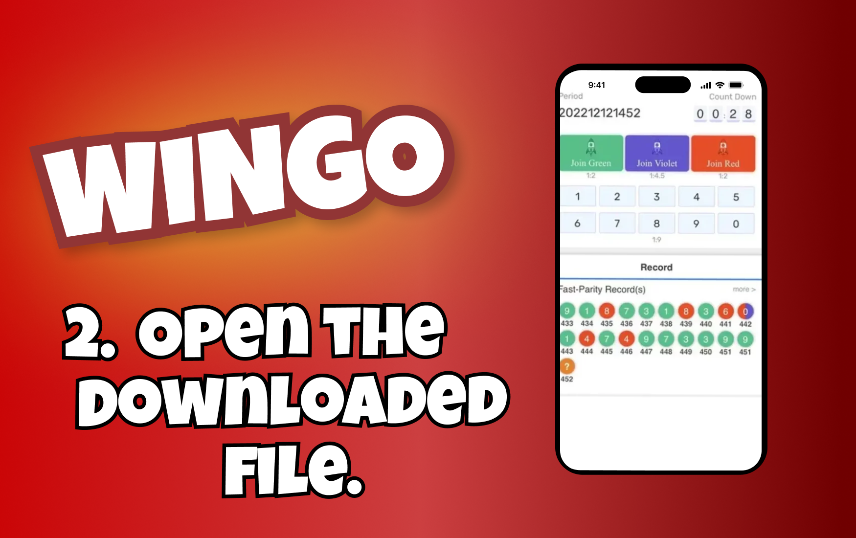 Step 2 — Open the downloaded file.