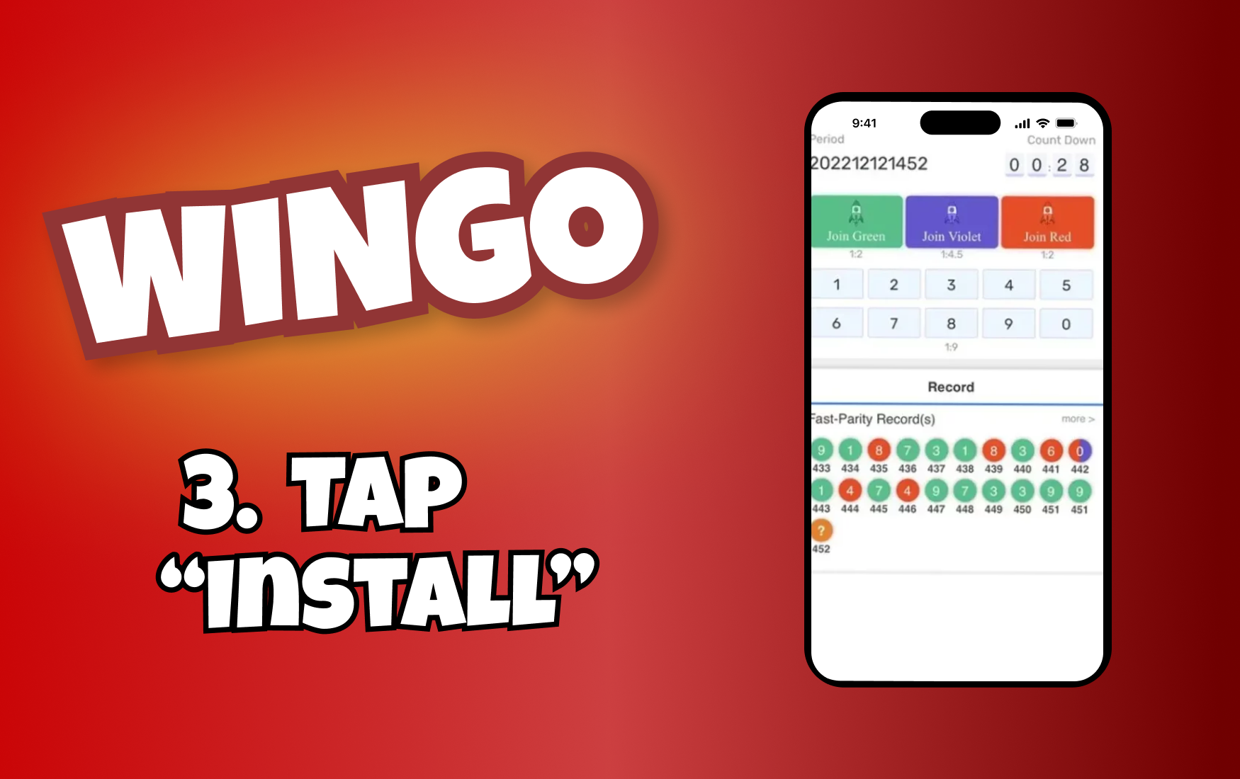Step 3 — Tap “Install”